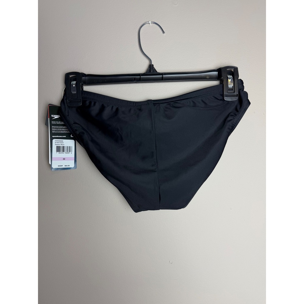 Speedo Endurance Mens Swim Brief Black Chlorine Resistant Size 32 87300165001 - Picture 3 of 6